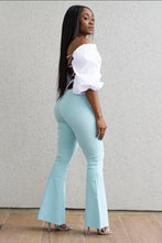 SOLID BELL BOTTOM PANTS